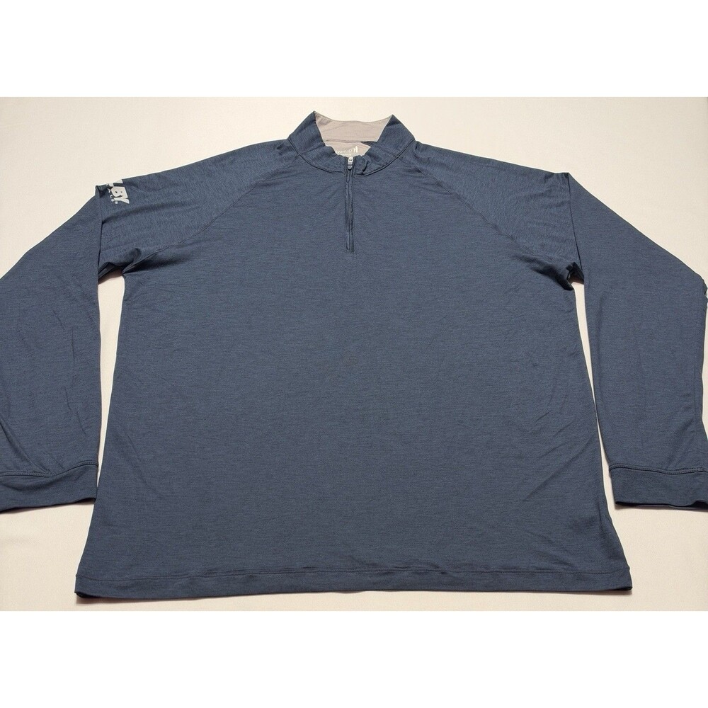 Johnnie-O Pullover 1/4 Zip Freeborne Pullover Mens Large JMKO3620 Shelby LOGO*